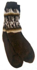 Bolivian Alpaca Socks Fair Trade Size 4-7 Hippy 184 - Image 15