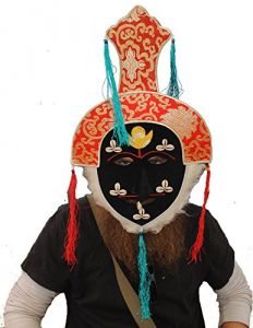 Monk Mask | Monk Mask / Lama Mask - Authentic Tibetan