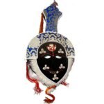 Authentic Tibetan Monk / Lama Cermonial Festival Hat Bought At Boudanath Temple