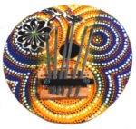 Painted Karimba Balinese Thumb Piano Mbira - Image 6