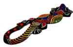 Wooden Gecko 25cm Funky Ornament - Image 3