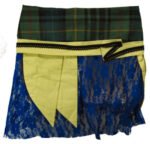 wraparound mini skirt