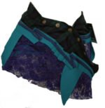 wraparound mini skirt