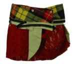 wraparound mini skirt