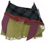 wraparound mini skirt