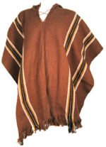 Brown Alpaca Poncho