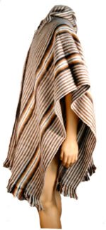 Hooded Alpaca Poncho