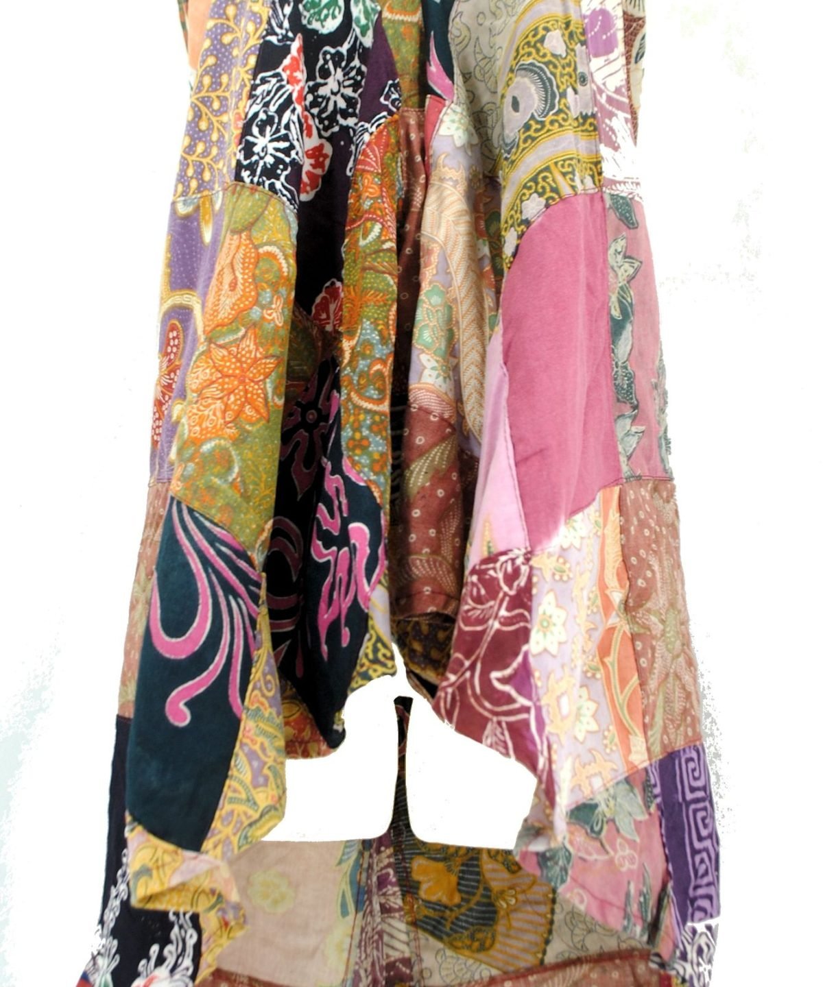 Batik Patchwork Sleeveless Shirt