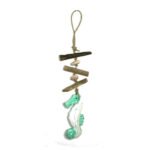 Driftwood Seahorse Mobile