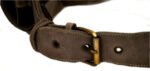 Leather belt pocket