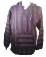 Mens Hippy Hoodie Fair Trade Bright Hooded Top - Image 4