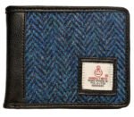 Tweed Wallet - Real Harris Tweed Scotland Herringbone Tri-fold Wallet - Image 2