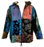 Batik Hoodie Patchwork Top S M L XL - Image 4