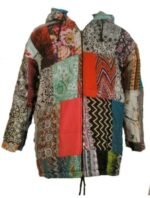 Batik Hoodie Patchwork Top S M L XL - Image 7