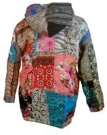 Batik Hoodie Patchwork Top S M L XL - Image 8