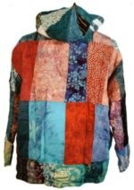 Batik Hoodie Patchwork Top S M L XL - Image 5
