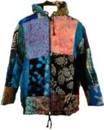 Batik Hoodie Patchwork Top S M L XL - Image 2