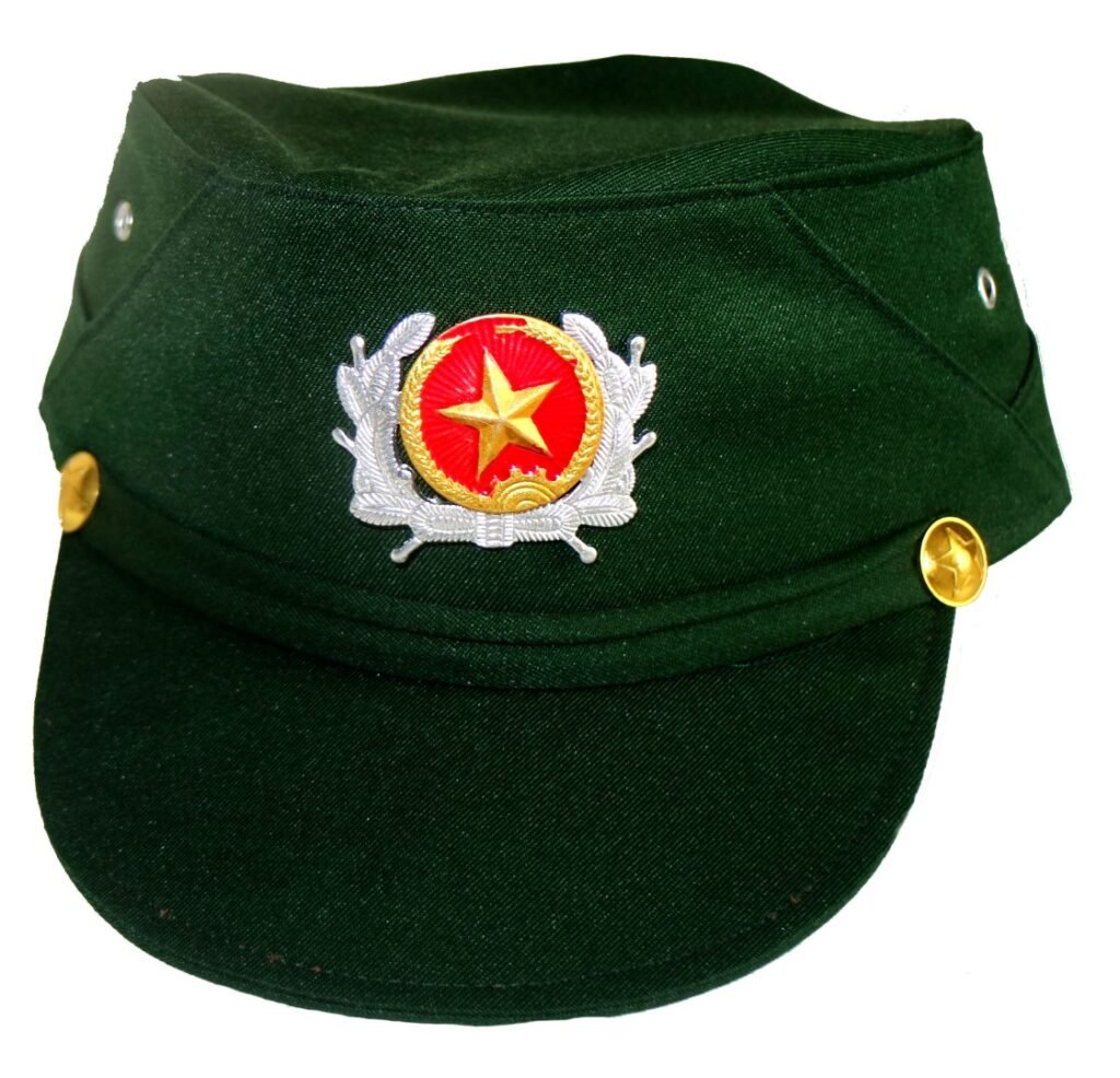 Vietnam Military Cap Hat Dark Green Small 55 56cm Terrapin Trading vietnam-military-cap-hat-dark-green-small-55-56cm-terrapin-trading