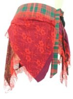 Albannach Punk Scottish Tartan & Lace Kilt Skirt - Image 6