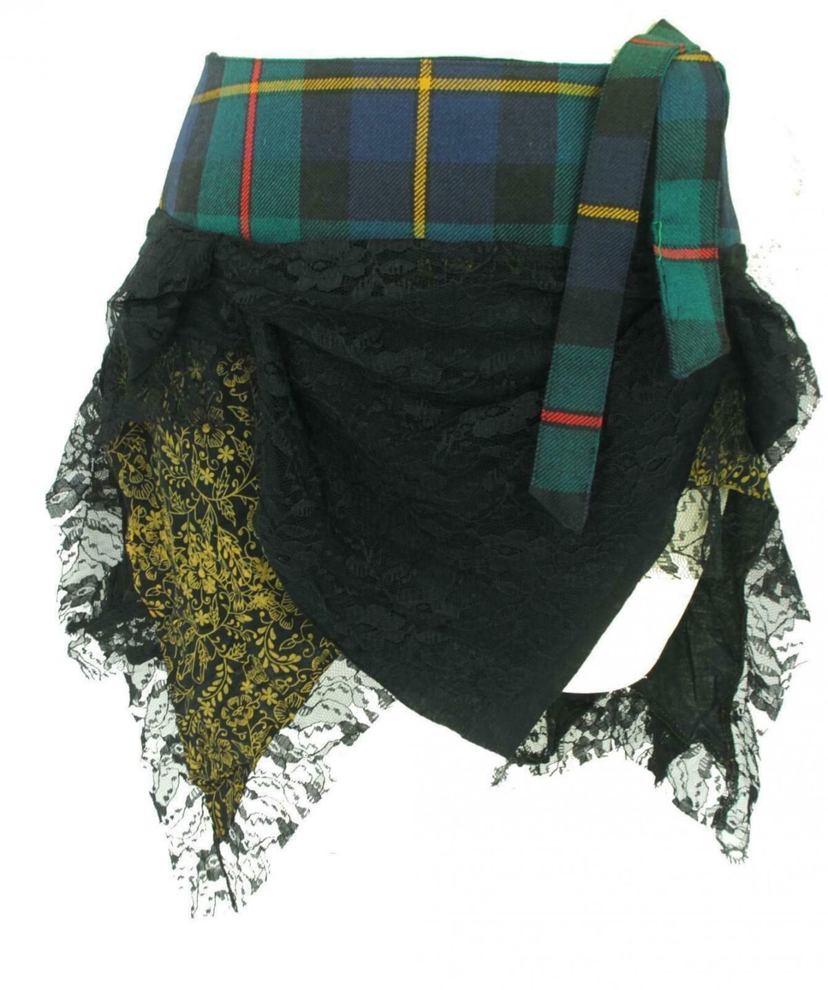 Albannach Punk Designer Tartan Kilt Skirt | Steam Punk & Festival Style - View #10