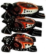 Wood Turtle Set of 3 - Image 2