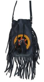 Leather Tribal Bag | Native American | Leather Bag - 7 Colours - Image 2