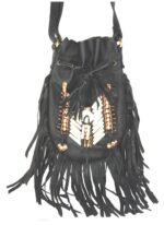 Sioux Bag | Native American Leather Bag Large - Image 5