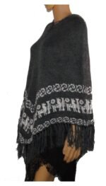 Alpaca Poncho Grey