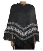 Alpaca Poncho Grey