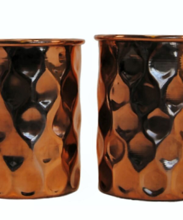 Copper Beaker Pair