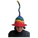 Rainbow Hat | Unisex | Nepalese Felt | One Size - Image 11