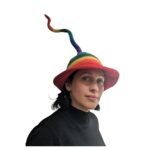 Rainbow Hat | Unisex | Nepalese Felt | One Size - Image 2