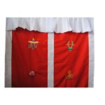 Door Curtain Red