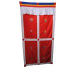Door Curtain Red