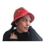 Strawberries Hat Felt Wool Red - Image 4