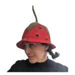 Strawberries Hat Felt Wool Red - Image 10