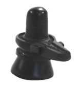 Shiva Lingam  3'' Black Marble - Image 2