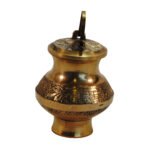 Brass Mini Kamandal Ganajal Hindu Water Vessel - Image 8