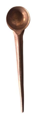 Tiny Copper Spoon  - Kitchen Ware Religious Hindu Puja Spoon - Image 3