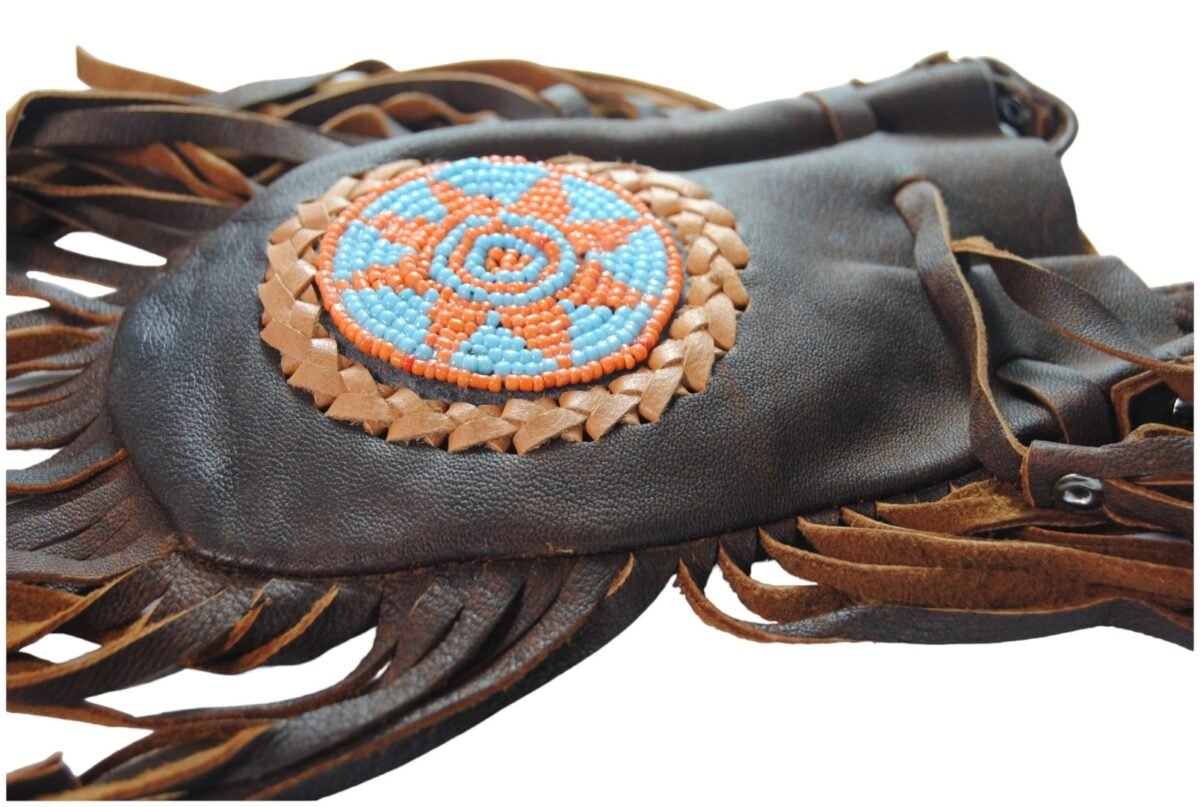 財布・ケース・小物入れ Native American Medicine Bags Medicine Pouch | Fair Trade Native American Leather