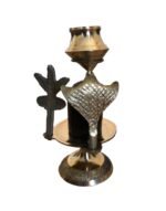 Snake Lingam | Marble & Brass | Shiva Linga - Image 3
