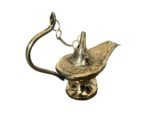 Brass Aladdin's Lamp Theatre Prop Akhand Jyot Diya Deepak Oil puja diwali holi 9cm 12 - Image 5