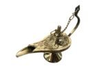 Brass Aladdin's Lamp Theatre Prop Akhand Jyot Diya Deepak Oil puja diwali holi 11cm 13 - Image 9