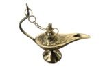 Brass Aladdin's Lamp Theatre Prop Akhand Jyot Diya Deepak Oil puja diwali holi 16cm 15 - Image 4