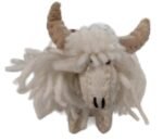 felt wool white cow nepalese yak ornament fluffy gift animal scottish - Image 3