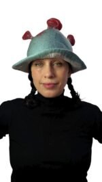 Mushroom Festival Hat Trippy Woodland Nature Flora Fauna Theme Funny Party - Image 3