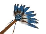 Replica Native American Real Feather Prayer Fan Chakapa Shakapa Bhumpa - Image 15