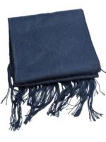 Dark Blue Alpaca Scarf