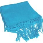Sky Blue Alpaca Scarf 