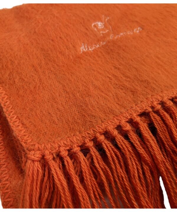 Orange Alpaca Scarf